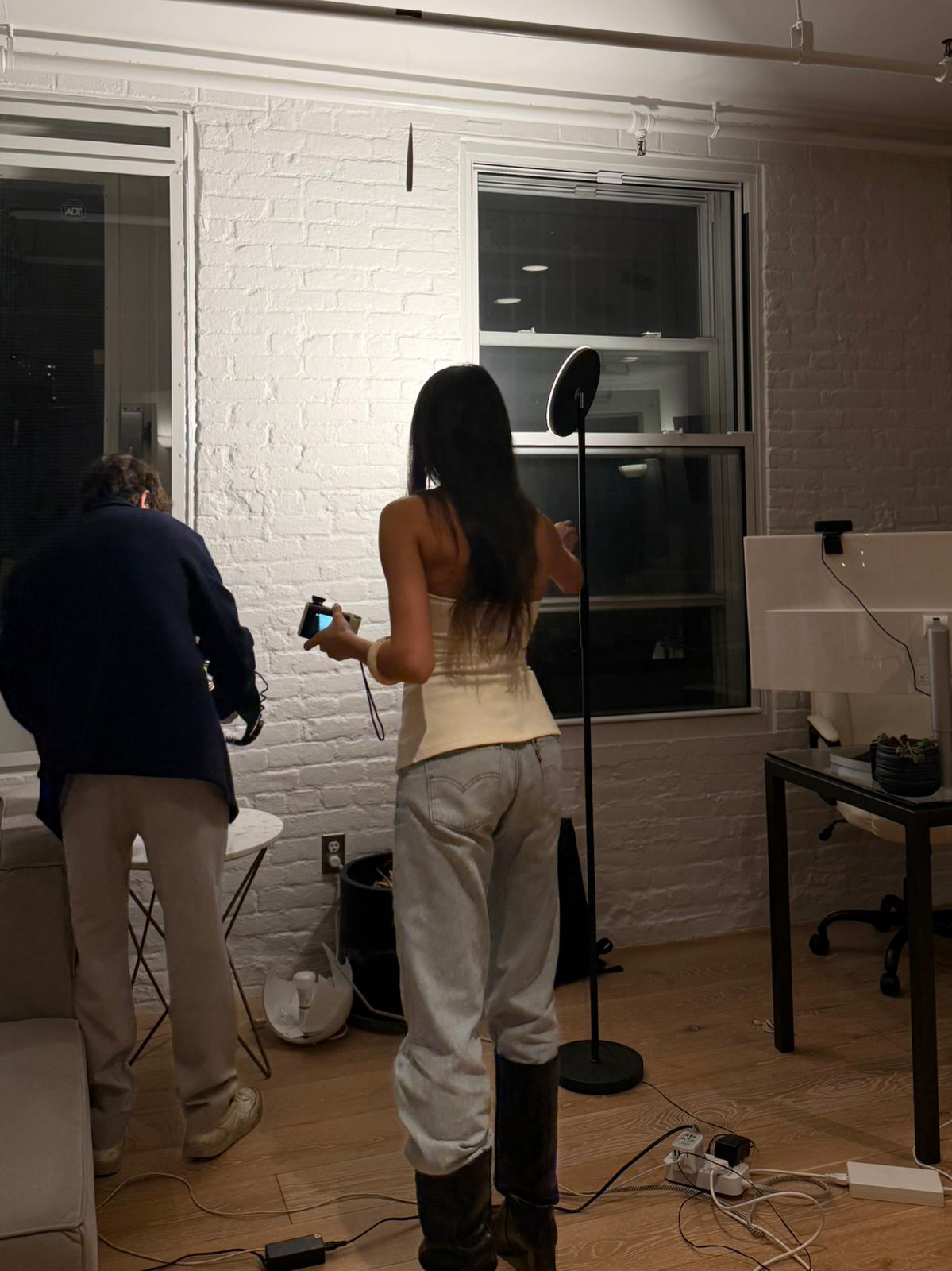 MADÉ studio behind the scenes photoshoot